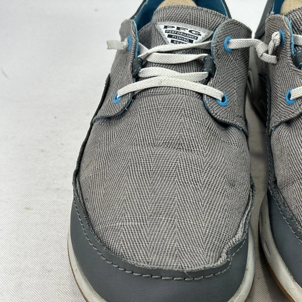 Columbia PFG Bahama Relaxed Fishing Shoes Men's Sz 13 Graphite & Blue BM0099-053